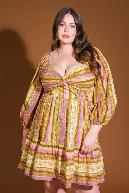 ALL MY PRIDE WOVEN MINI DRESS Flying Tomato