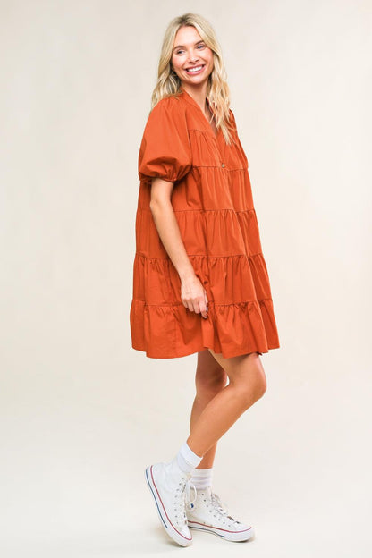 MISS AMERICAN PIE WOVEN MINI DRESS Flying Tomato