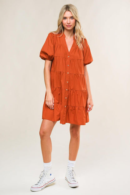 MISS AMERICAN PIE WOVEN MINI DRESS Flying Tomato