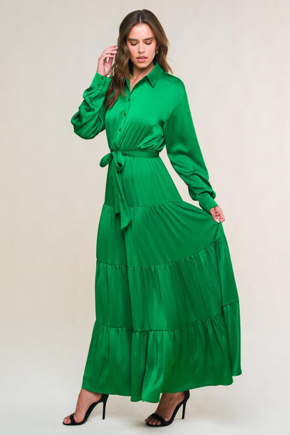 CHIC INTENT BRIGHT WOVEN MIDI DRESS Flying Tomato