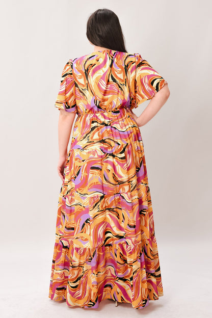 REFRESHING VIBE WOVEN MAXI DRESS Flying Tomato