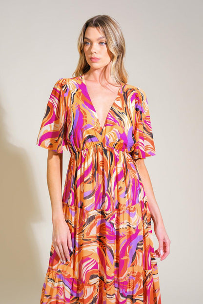 REFRESHING VIBE WOVEN MAXI DRESS Flying Tomato