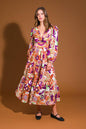 BLOSSOM BEAUTY WOVEN MIDI DRESS Flying Tomato