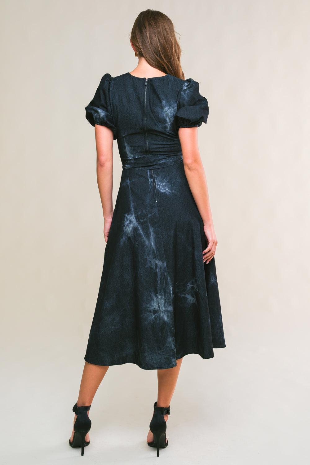 GARDEN GRACE TWILL MIDI DRESS Flying Tomato