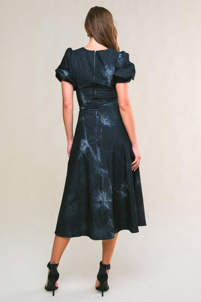 GARDEN GRACE TWILL MIDI DRESS Flying Tomato