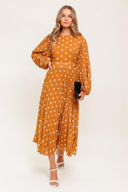 MOMENT MAKER WOVEN MIDI DRESS Flying Tomato