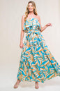 BLOSSOM IN TIME WOVEN MIDI DRESS Flying Tomato