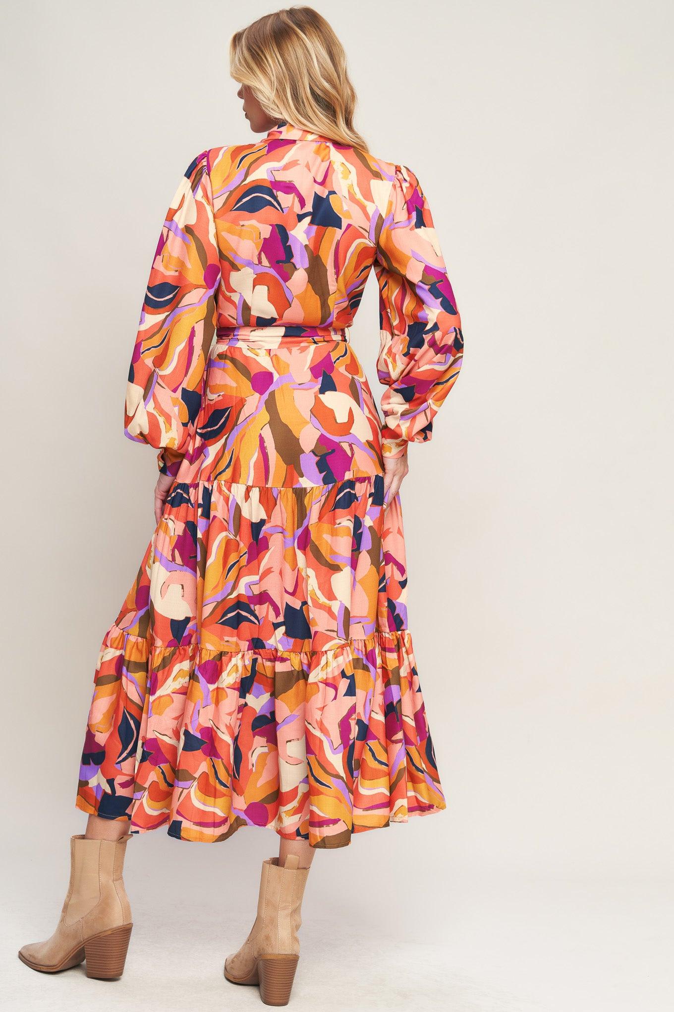 ROSEWOOD ROMANCE WOVEN MIDI DRESS Flying Tomato