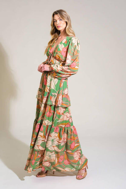 GRACE IN EVERY STEP WOVEN MAXI DRESS Flying Tomato