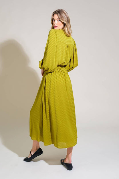 LOVE LIKE OURS WOVEN MIDI DRESS Flying Tomato