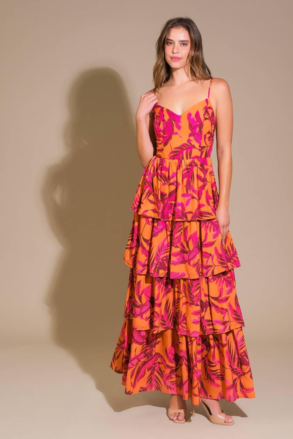 VERY IMPRESSIVE WOVEN MAXI DRESS Flying Tomato
