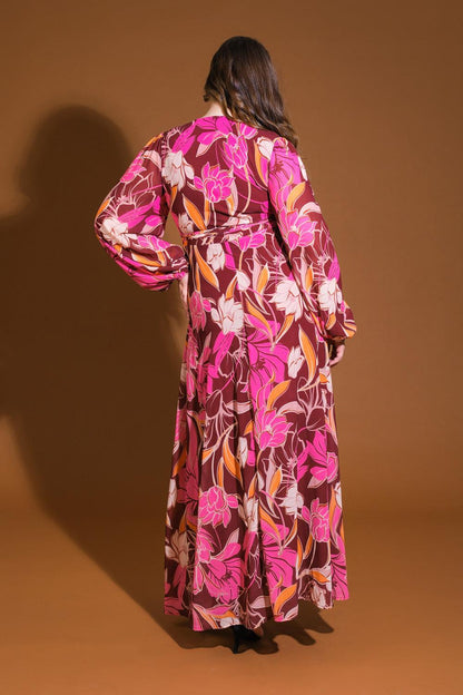 LUSH HAVEN WOVEN MAXI DRESS Flying Tomato