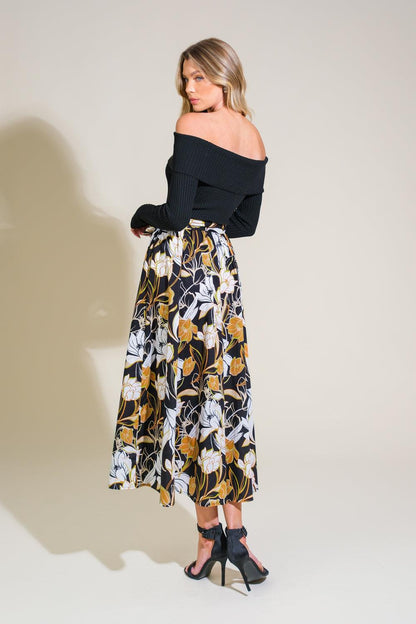 TWIST ON TIMELESS WOVEN MIDI DRESS Flying Tomato