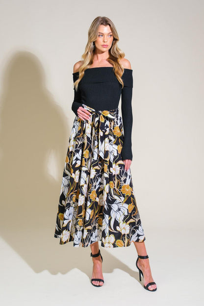 TWIST ON TIMELESS WOVEN MIDI DRESS Flying Tomato