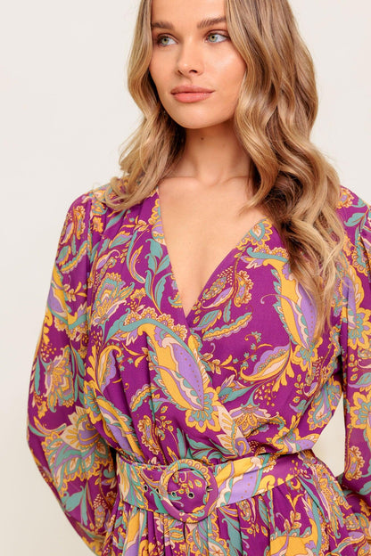 GOING WITH ELEGANCE WOVEN MIDI DRESS Flying Tomato