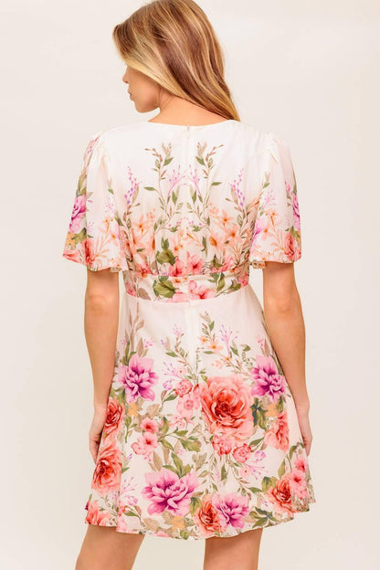 THE WORLD AWAITS LIGHT PINK WOVEN MINI DRESS Flying Tomato