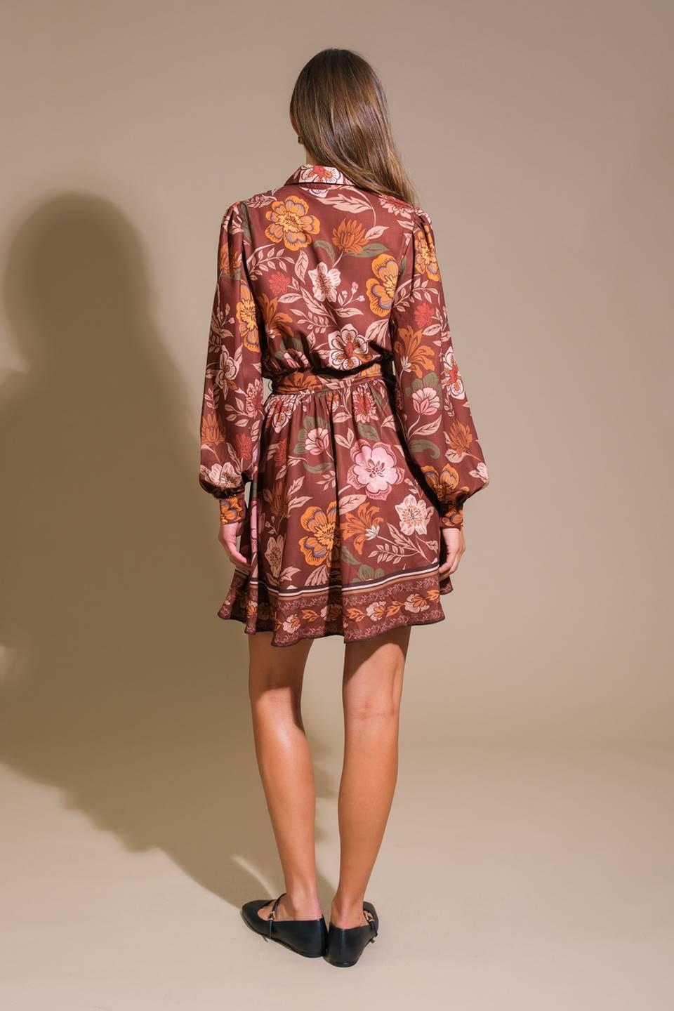 DESERT DAWN WOVEN MINI DRESS Flying Tomato