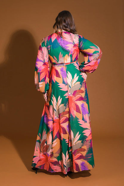 HONEY HUG WOVEN MAXI DRESS Flying Tomato