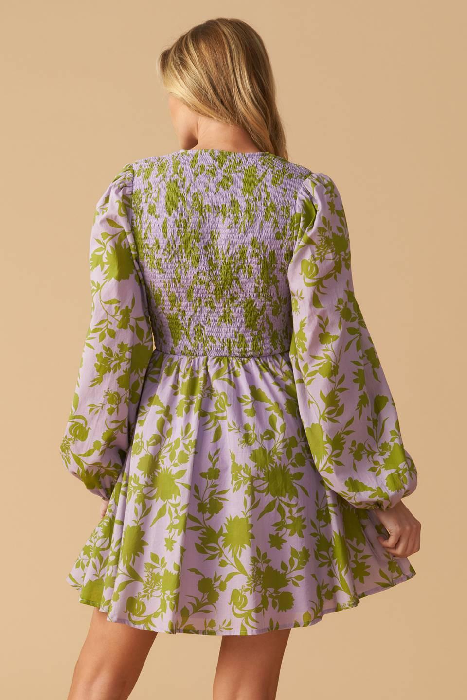 WINGS OF A DREAM WOVEN MINI DRESS Flying Tomato