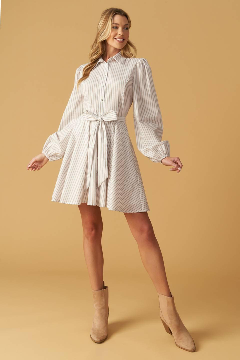 BEAUTY & STYLE WOVEN MINI DRESS Flying Tomato