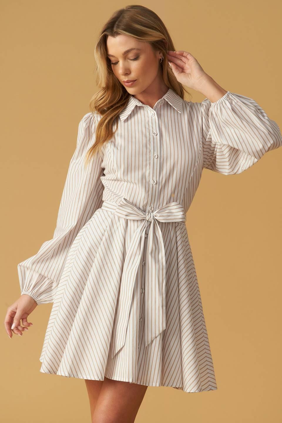 BEAUTY & STYLE WOVEN MINI DRESS Flying Tomato