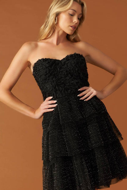 ONE THING AT A TIME WOVEN MINI DRESS Flying Tomato