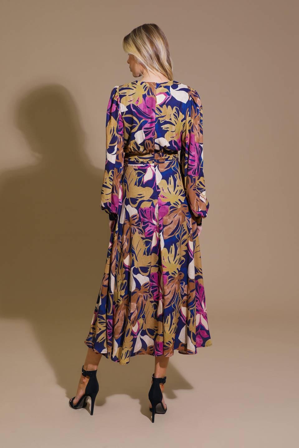 LOST IN YOUR EYES WOVEN MIDI DRESS Flying Tomato