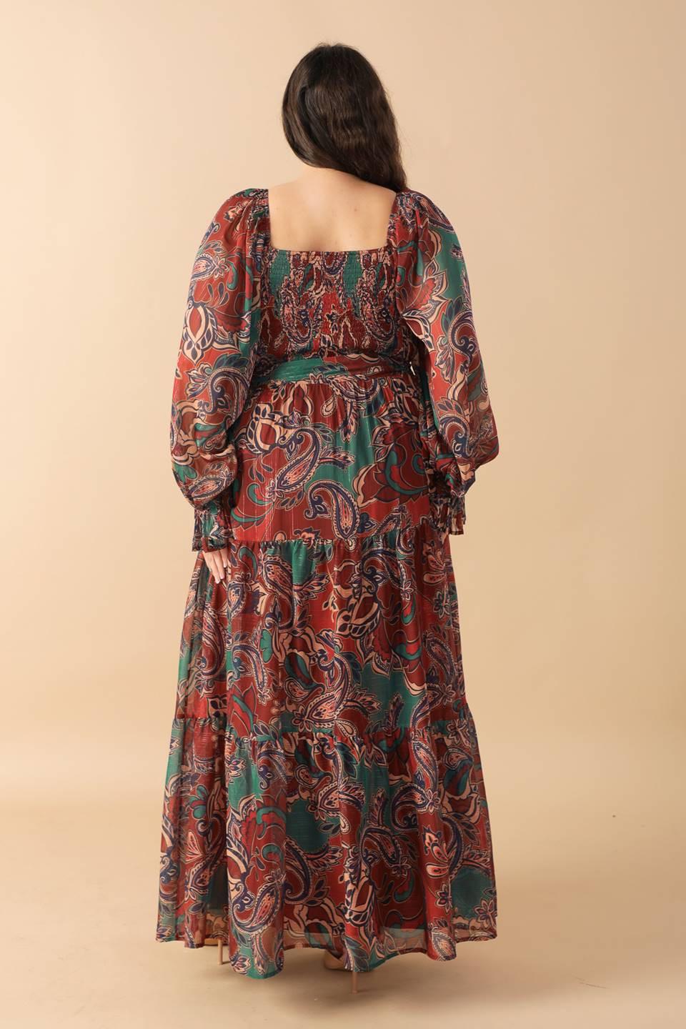 DARLING SENSATION WOVEN MAXI DRESS Flying Tomato