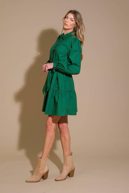 AESTHETIC POSE WOVEN MINI DRESS Flying Tomato