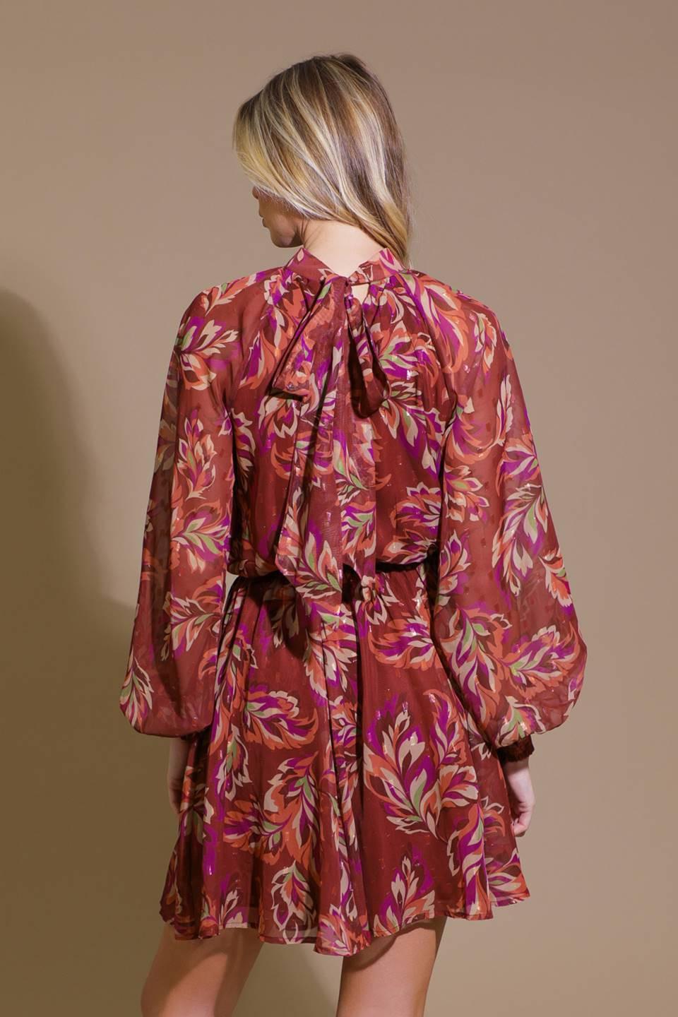 ARTISTIC ESSENCE WOVEN MINI DRESS Flying Tomato