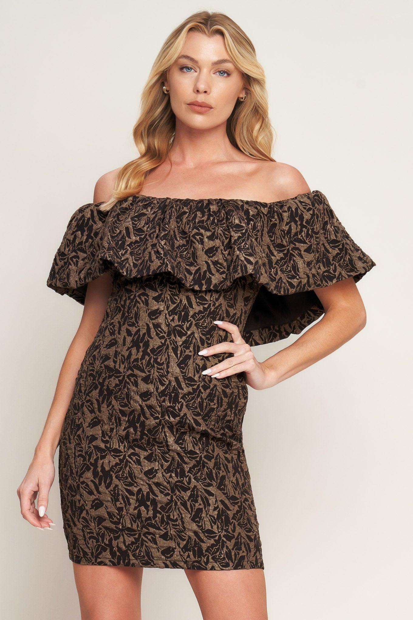 WHEREVER YOU MAY GO WOVEN MINI DRESS Flying Tomato