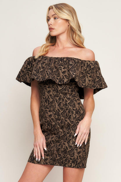 WHEREVER YOU MAY GO WOVEN MINI DRESS Flying Tomato