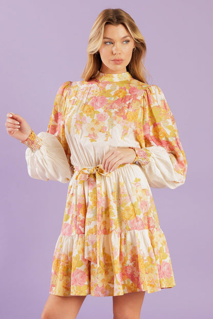 GO GET IT PINK WOVEN MINI DRESS Flying Tomato