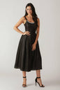 FLUTTERING FIELDS WOVEN MIDI DRESS Flying Tomato