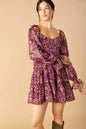SERENE RADIANCE WOVEN MINI DRESS Flying Tomato