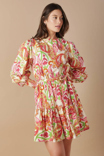 DREAM WEAVER WOVEN MINI DRESS Flying Tomato