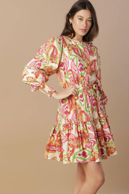 DREAM WEAVER WOVEN MINI DRESS Flying Tomato