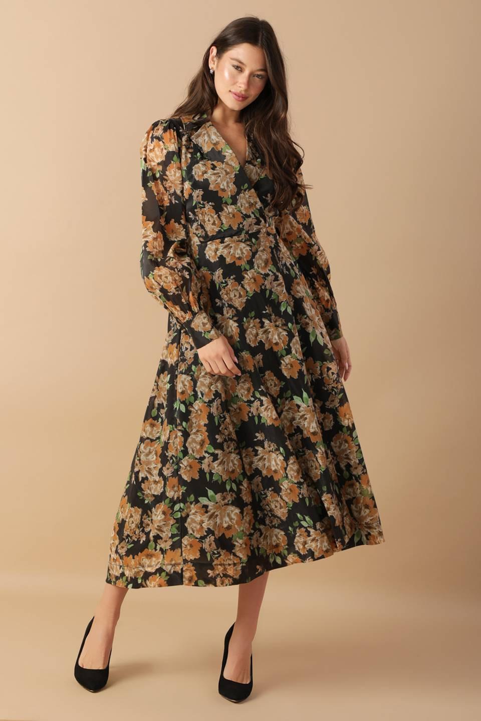 TIME TO EVOLVE WOVEN MIDI DRESS Flying Tomato