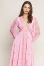 RIPPLES OF TIME WOVEN MAXI DRESS Flying Tomato