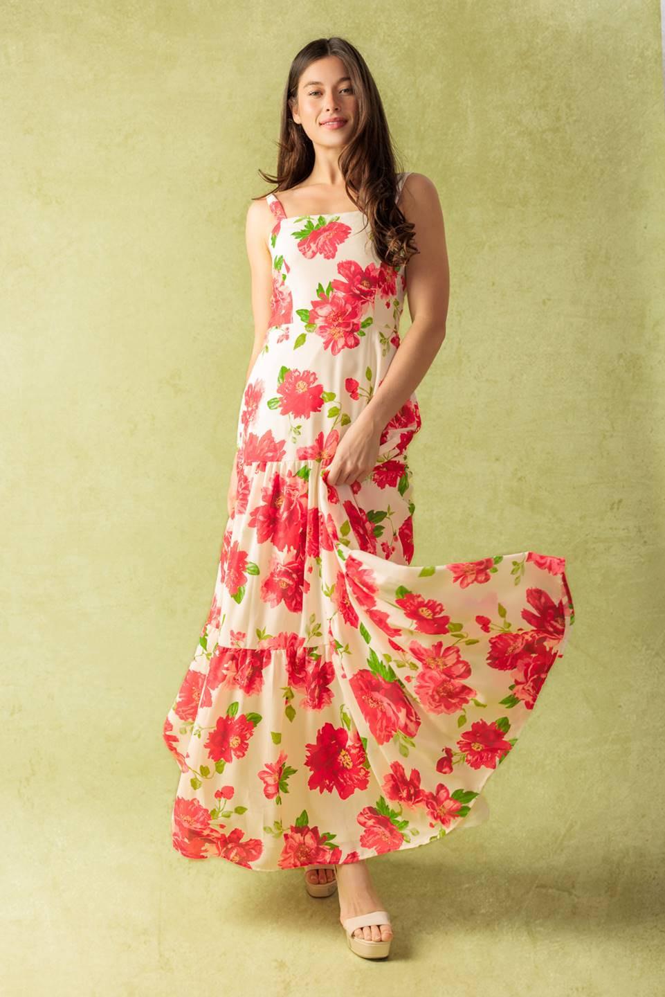 LOST IN THE DETAILS WOVEN MAXI DRESS Flying Tomato