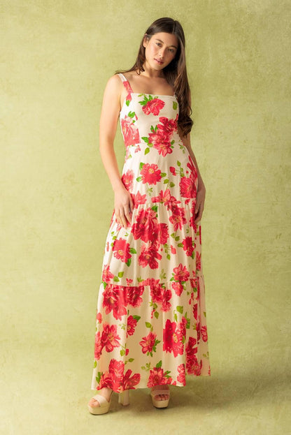 LOST IN THE DETAILS WOVEN MAXI DRESS Flying Tomato