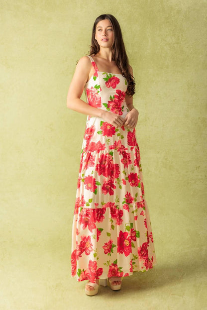 LOST IN THE DETAILS WOVEN MAXI DRESS Flying Tomato