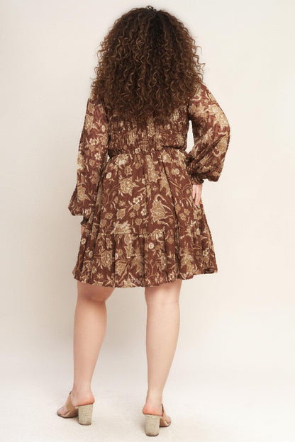 SWEET REMINISCENCE WOVEN MINI DRESS Flying Tomato