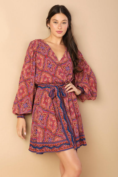 BE BETTER WOVEN MINI DRESS Flying Tomato