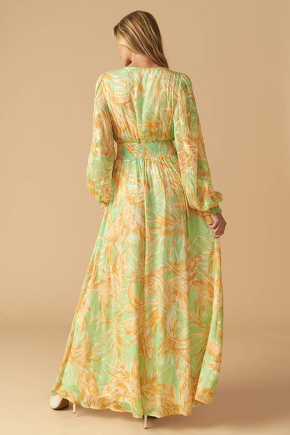 SUNSET SASHAY WOVEN MAXI DRESS Flying Tomato
