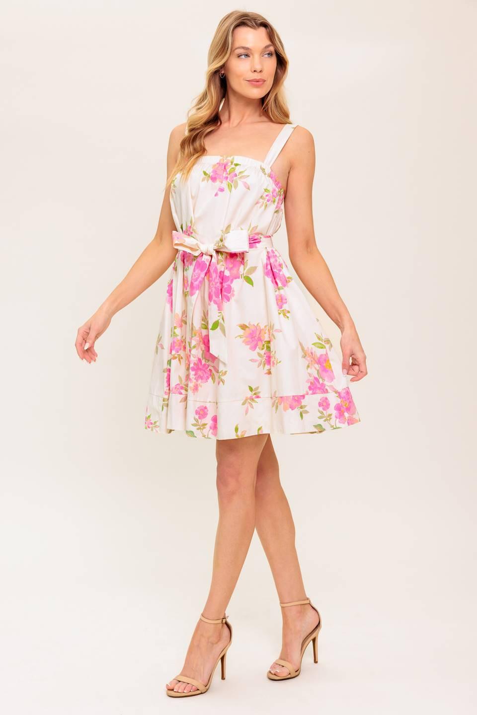 PERFECT AFTERNOON WOVEN MINI DRESS Flying Tomato