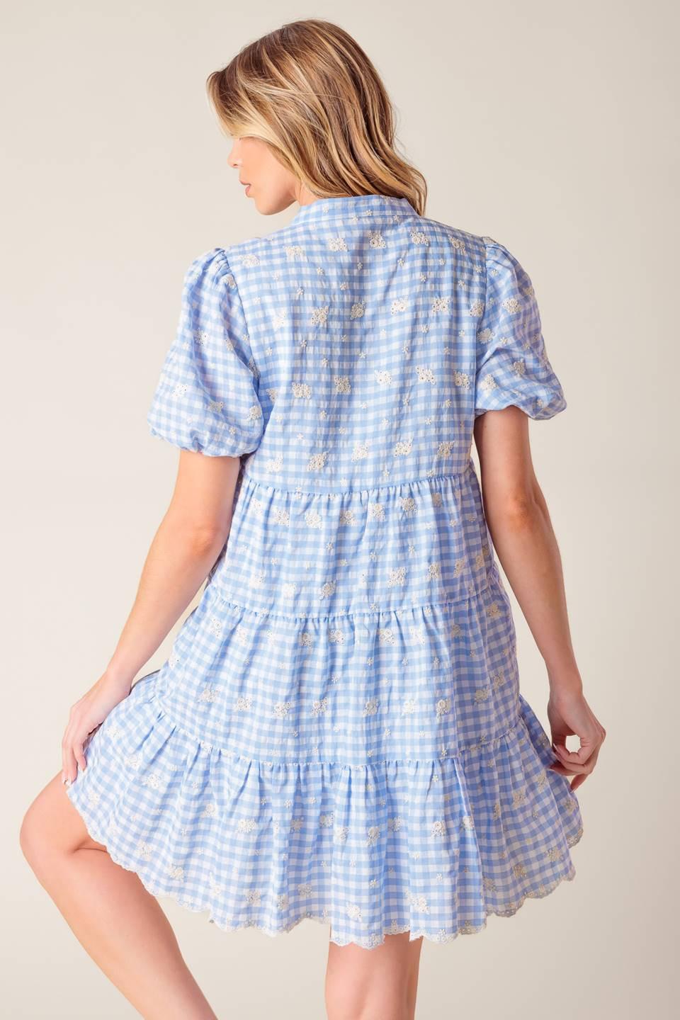 LET'S CATCH UP WOVEN BABYDOLL DRESS Flying Tomato