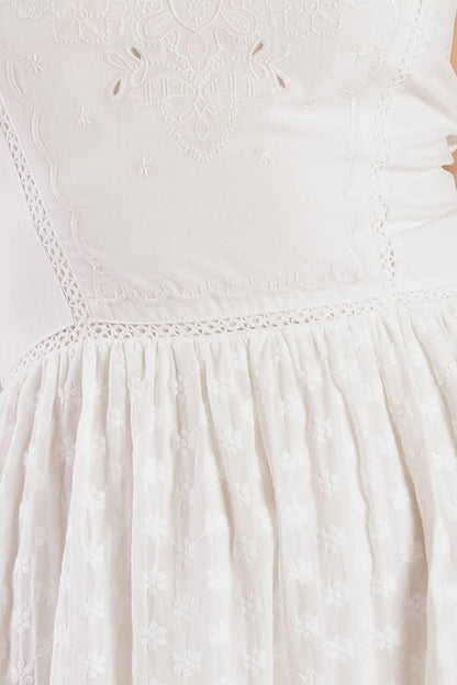 ENCHANTING MOMENTS WOVEN MIDI DRESS Flying Tomato