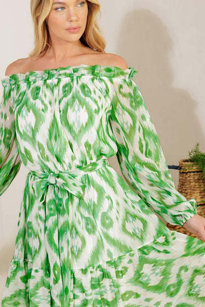 ECLIPSE'S WHISPER WOVEN MAXI DRESS Flying Tomato