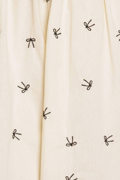 A DAY AT THE VINEYARD WOVEN MINI BADYDOLL DRESS Flying Tomato